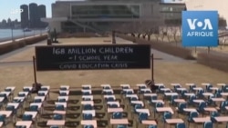 Plaidoyer visuel de l'UNICEF pour la réouverture des salles de classe