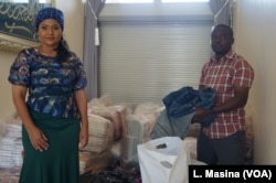 Abida Mia operates Reach Out and Touch from her home in Blantyre, Malawi, where donated items are stored.