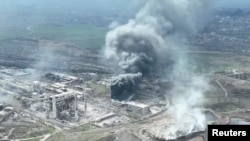 کارخانه فولاد «آزوفستال» در شهر ماریوپل