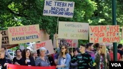 Arhiv - Protestni skup LGBT osoba u Sarajevu, maj 2017.