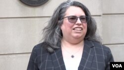 Kathy Roberts, a lawyer with the San Francisco-based Center for Justice and Accountability, told VOA her client and organization were happy with verdict, May 21, 2019, in Alexandria, Va.