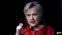 Former U.S. presidential candidate Hillary Clinton.