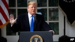 FILE - President Donald Trump n Washington.