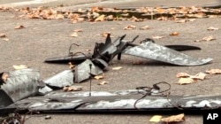 In this handout photo taken from video released by Russian Defense Ministry Press Service on Sept. 2, 2022, munitions are seen at the territory of the Zaporizhzhia nuclear power plant in Enerhodar, Ukraine, Sept. 1, 2022.