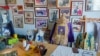 The studio of Enrique Vera, bullfighters' tailor in Seville. (Graham Keeley/VOA)