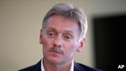 FILE - President Vladimir Putin's spokesman Dmitry Peskov.
