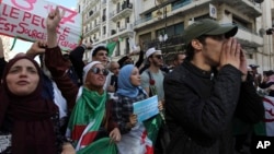 Manifestation d'étudiants à Alger le 29 octobre 2019.