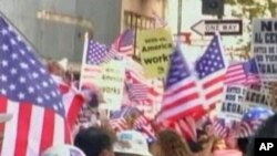 Angry demonstrations over Arizona's new immigration law have been sweeping across the United States