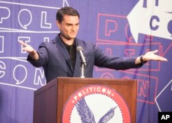 Ben Shapiro attends Politicon at The Pasadena Convention Center, Aug. 30, 2017, in Pasadena, California.