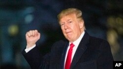 Le président Donald Trump, à la Maison Blanche, mercredi 22 janvier 2020, à Washington (AP Photo / Manuel Balce Ceneta)