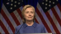 Clinton: Disappointed About Election, But Says Campaign About Building Hopeful America