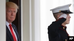 President Donald Trump at the White House in Washington, March 30, 2017.