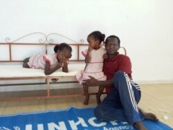 Abdelrasoul Ibrahim Omar and his daughters in Tunisia, Aug. 18, 2019. (Courtesy Abdelrasoul Ibrahim Omar)