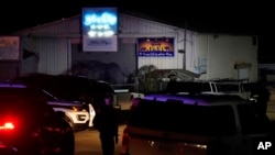 An exterior view of the scene near a shooting is photographed, Jan. 23, 2023, in Half Moon Bay, Calif. 