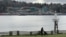 The end of the Trans Mountain Pipeline in Burnaby, British Columbia, as seen from Cates/Whay-Ah-Wichen Park in North Vancouver. (Craig McCulloch/VOA)