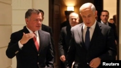 عکس: ارشیف - د اردن پاچا عبدالله او د اسرائیل صدراعظم بنیامین نتنیاهو