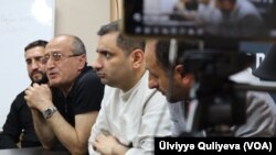 Arxiv fotosu - “Müdafiə Xətti” İnsan Haqları Təşkilatı Azərbaycanda insan haqlarının durumu ilə bağlı mətbuat konfransı keçirir.