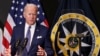 El presidente de Estados Unidos, Joe Biden, pronuncia un discurso durante su visita a la Oficina del Director de Inteligencia Nacional en McLean, Virginia, EEUU, el 27 de julio de 2021.