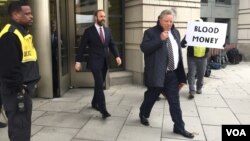 Rick Gates, a former associate of President Donald Trump's 2016 election campaign leaves a U.S. Federal Court House after pleading guilty to lying and conspiracy charges filed against him by Special Counsel Robert Mueller, Feb. 23, 2018. (Photo: M. Farivar)