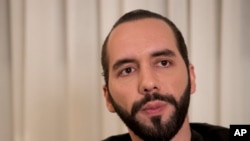 El presidente de El Salvador Nayib Bukele en San Salvador, el martes 29 de enero de 2019. 
