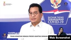 Jubir Satgas Penanganan COVID-19 Prof Wiku Adisasmito mengatakan penetapan status endemi tetap berada di tangan WHO. (VOA)