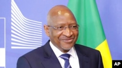 FILE — Mali's former Prime Minister Soumeylou Boubeye Maiga attends a meeting at EU headquarters in Brussels, June 28, 2018. 