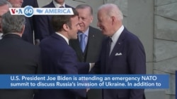 VOA60 America - NATO Leaders Meet in Brussels