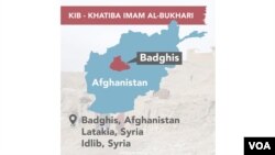 د کتیبة امام البخاري ډله په افغانستان او شام کي فعالیت لري