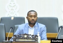 Anggota DPR RI, pengusul RUU Provinsi Papua Utara, Yan Permenas Mandenas. (Humas DPR RI)