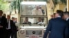 People Francis leaves aboard his pope mobile the Grand Master's Palace in Valletta, Malta, April 2, 2022, during his visit to the island nation.