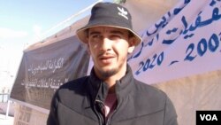 Belsam Hnid lost his best friend and cousin to the sea, but he still wants to take his chances getting to Europe. (Lisa Bryant/VOA)