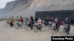 The camp in Landi Kotal, Khyber Pakhtunkhwa, Pakistan, has been accused of promoting foreign values, which organizers deny. (Samar Khan)