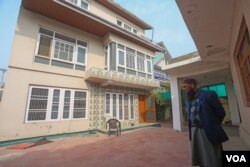 The house of Shabir Ahmad Shah, head of the separatist Jammu and Kashmir Democratic Freedom Party, was seized Nov. 4, 2022. He used it as his office. (Wasim Nabi/VOA)