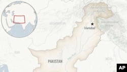 FILE - Map of Pakistan showing Islamabad.