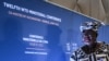 World Trade Organization director-general Ngozi Okonjo-Iweala leaves a press conference at the start of a four-day WTO Ministerial Conference in Geneva on June 12, 2022.