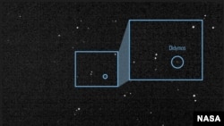 This image shows light from the asteroid Didymos and its orbiting moonlet Dimorphos. It is a combination of 243 images taken by the Didymos Reconnaissance and Asteroid Camera for Optical navigation (DRACO) on July 27, 2022. (Image Credits: NASA JPL DART Navigation Team)