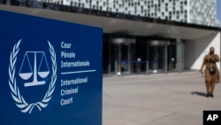 FILE - A view of the exterior of the International Criminal Court in The Hague, Netherlands, March 31, 2021. Al Jazeera says it is preparing a legal file to send to the ICC over what it called "the assassination" of one of its cameramen in Gaza.