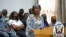 FILE - U.S. Ambassador to the United Nations Linda Thomas-Greenfield delivers a keynote address on peace and food security at the University of Ghana in Accra, Aug. 5, 2022. 
