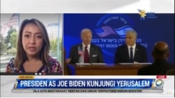 Laporan Langsung VOA untuk MetroTV: Presiden AS Joe Biden Kunjungi Yerusalem