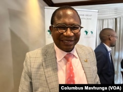 Zimbabwe’s Finance Minister Mthuli Ncube is seen in Harare, July 12, 2022 (Columbus Mavhunga/VOA)
