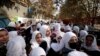 ده‌ها دانش‌آموز دختر به دلیل بسته‌ماندن مکاتب شان در پکتیا تظاهرات کردند