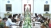 Presiden Jokowi memimpin Rapat Terbatas mengenai Masterplan Ibu Kota Nusantara, Rabu, 20 Juli 2022, di Istana Merdeka, Jakarta.(Biro Setpres)