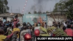 Une manifestation anti-ONU à Goma.