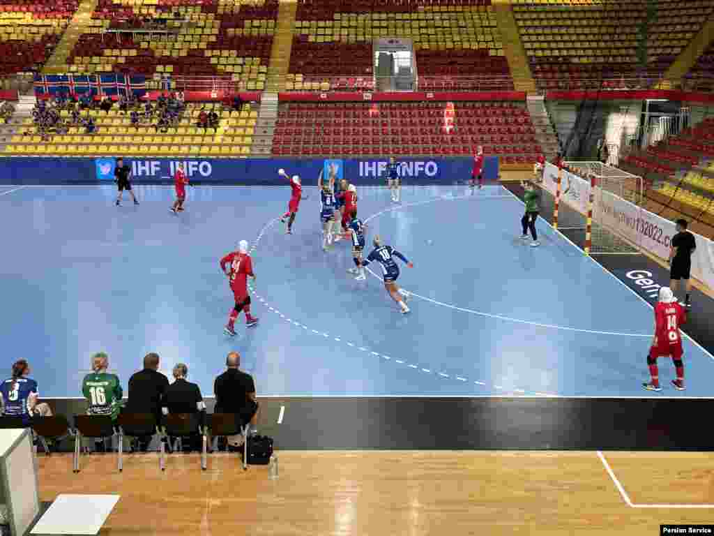 شقایق چراغی، سبا زنگنه، سعیده غضنفری، مائده عشاقی و زهرا فتوتی هر کدام یک گل برای ایران به ثمر رساندند