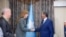 Hassan Sheikh and Samantha Power