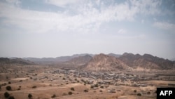 A general view of the village of Erebti, Ethiopia, on June 09, 2022. 