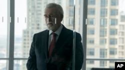 Brian Cox dalam sebuah adegan film "Succession." (HBO via AP)