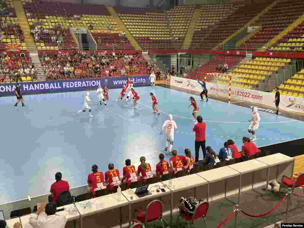 حملات مستمر تیم ایران به دلیل دفاع یکپارچه مقدونیه و تجربه بازی بیشتر چندان کارگر نیافتاد