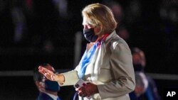 FILE - Virginia Thomas, wife of Supreme Court Justice Clarence Thomas, is seen in Washington, Oct. 26, 2020.