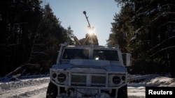 На анти-диверсионных учениях ВСУ в Черниговской области. Январь 2024 г.